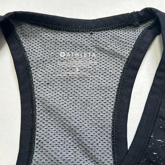 Athleta 2 Piece Tank Bundle Womens Size Small Pink and Black Racerback Stretch - Picture 4 of 12